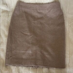 J. Crew Classic Camel tan The Pencil Skirt size 2